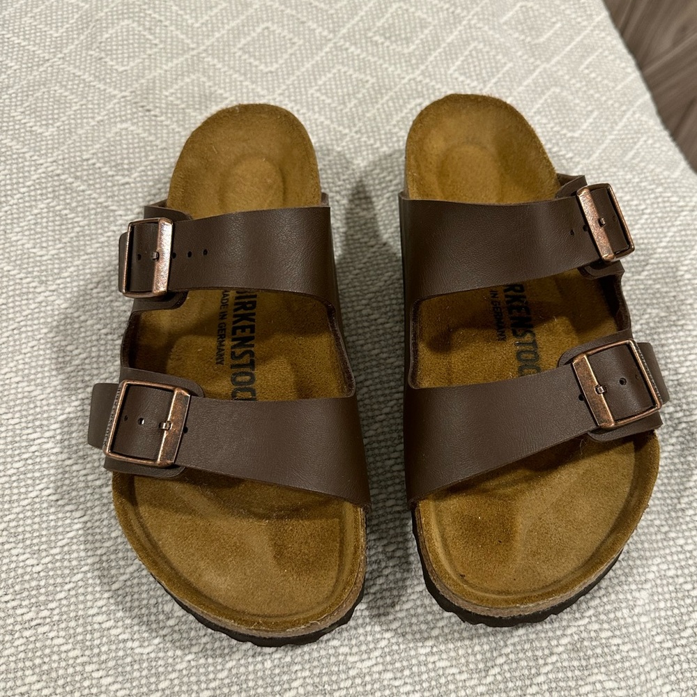 Brown Birkenstocks